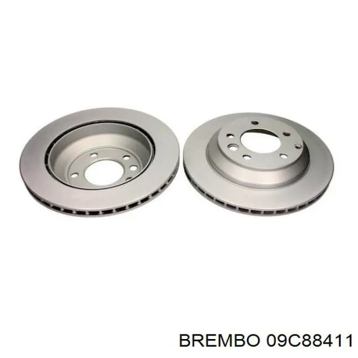 Задний тормозной диск Brembo 09C88411 цена, от 83.13 USD