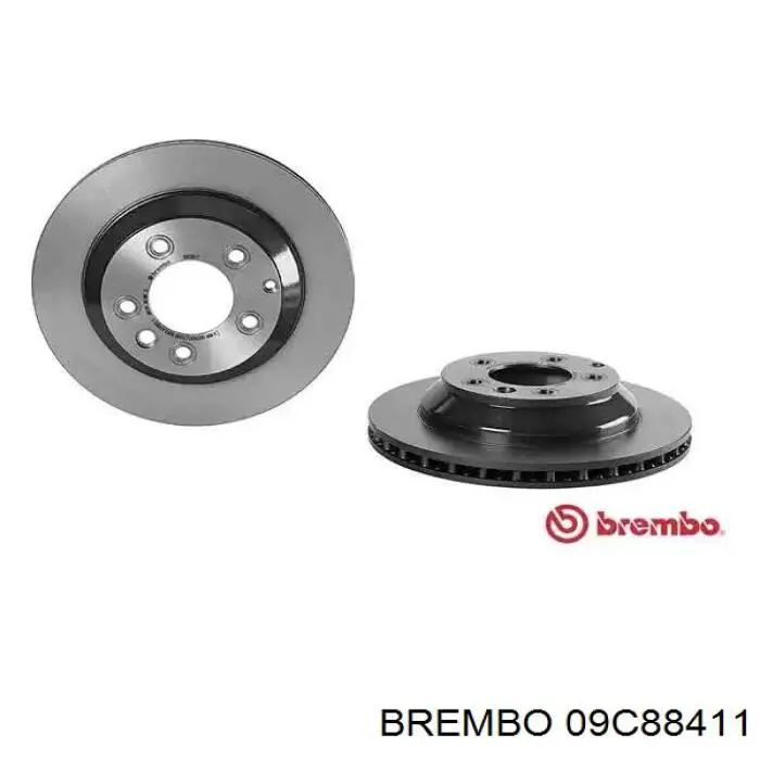 Тормозные диски 09C88411 Brembo