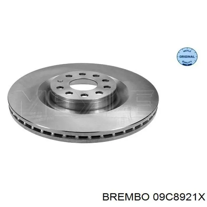 09C8921X Brembo Диск тормозной передний