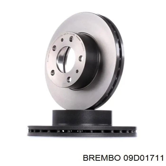 Передние тормозные диски 09D01711 Brembo