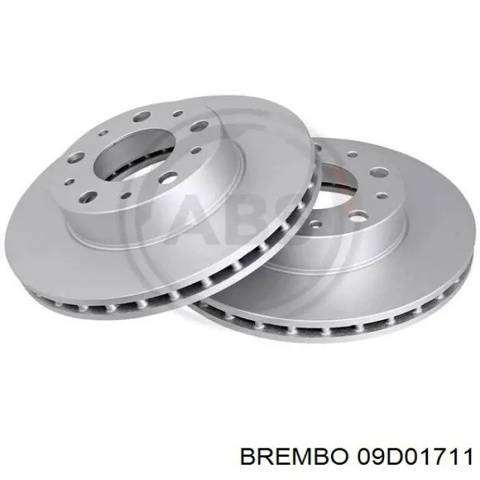 Купить 09D01711 Brembo Ротор тормозной