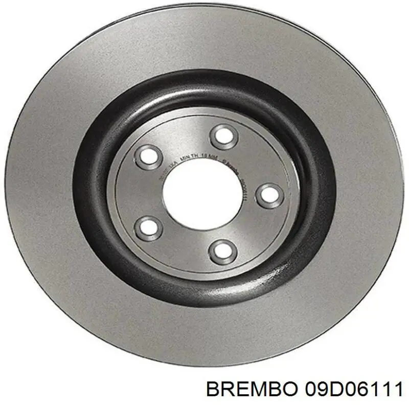 Тормозные диски 09D06111 Brembo