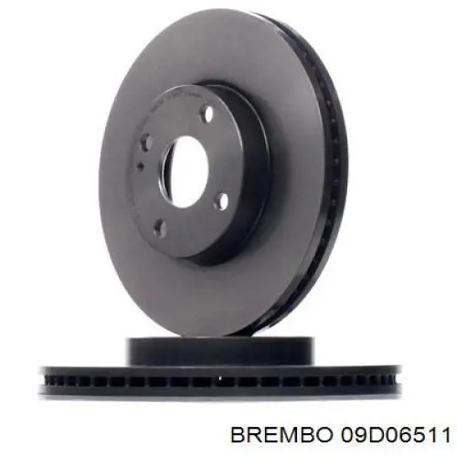 Передние тормозные диски 09D06511 Brembo