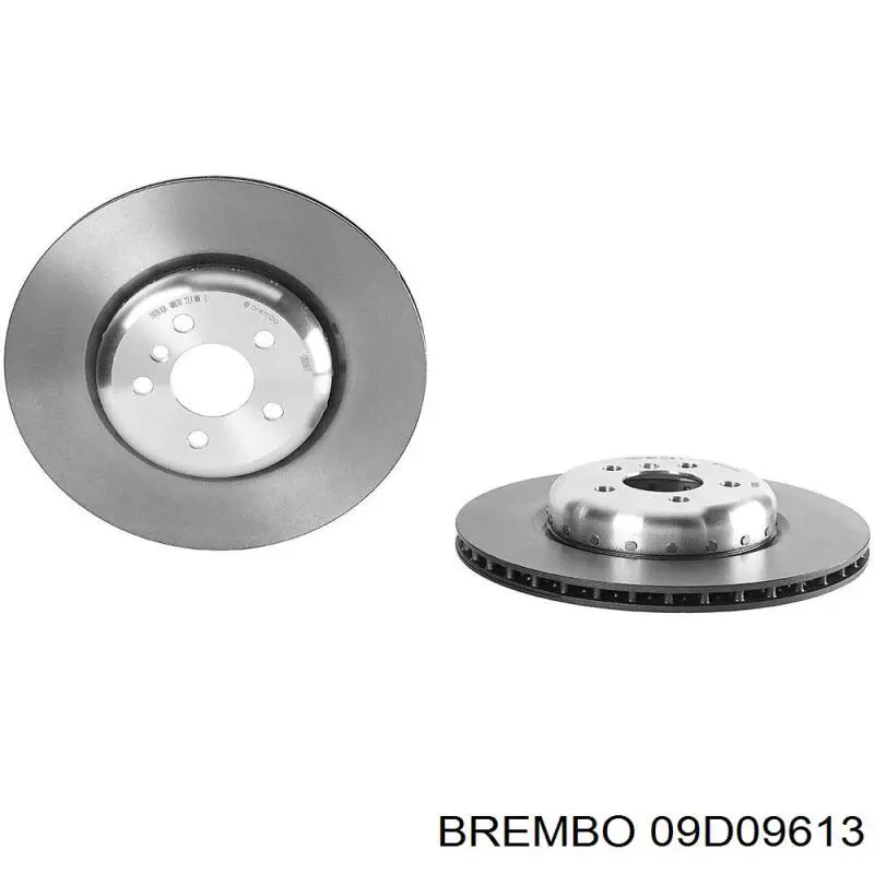 Купить 09D09613 Brembo Диск тормозной задний