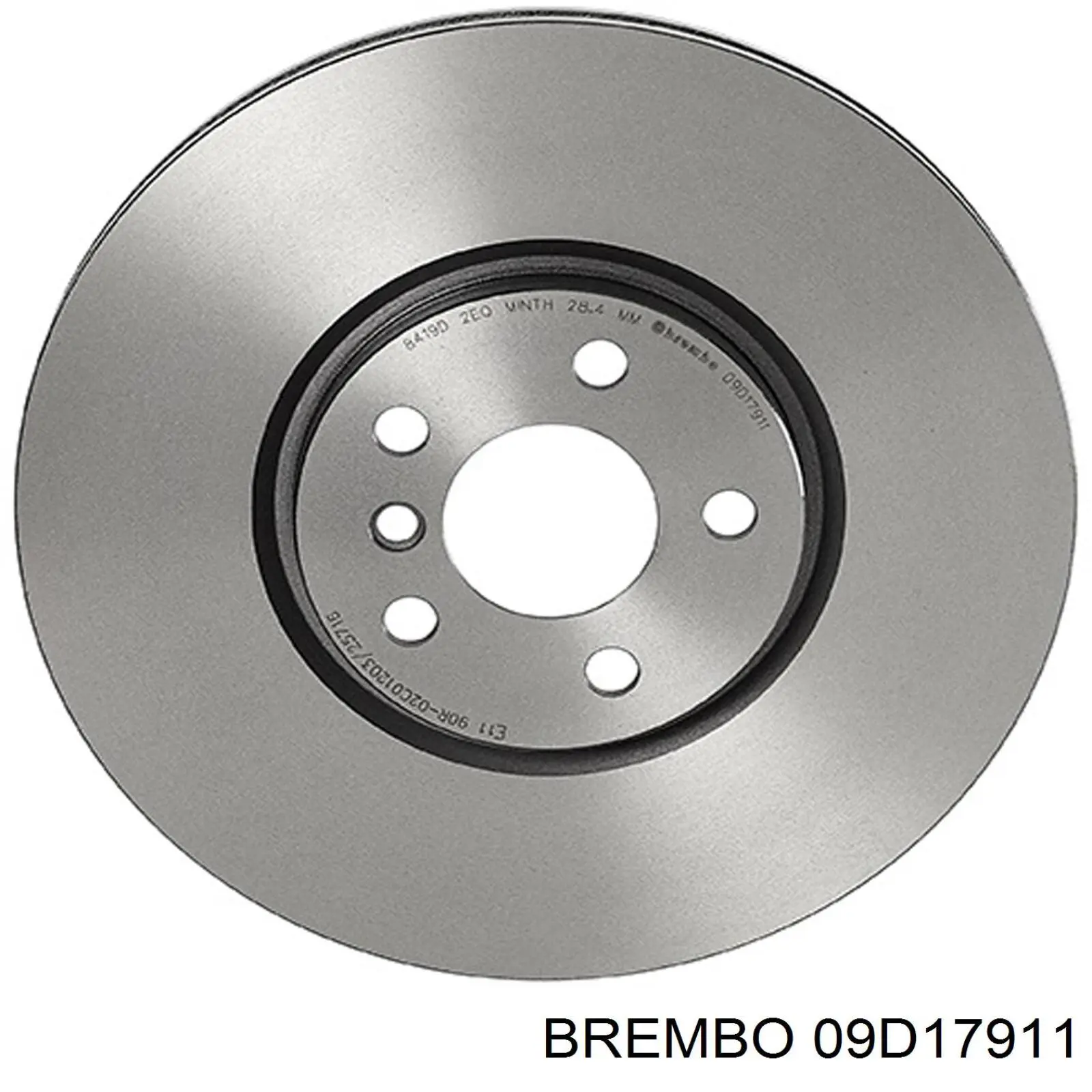 Передние тормозные диски 09D17911 Brembo