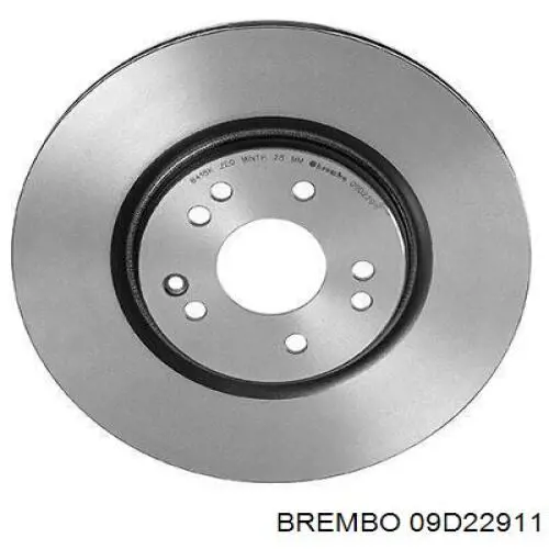 Передние тормозные диски 09D22911 Brembo