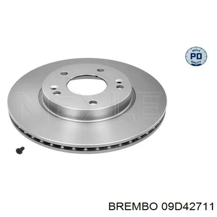 Передние тормозные диски 563700JC Jurid/Bendix