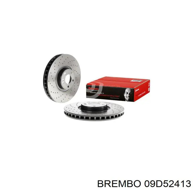 Передние тормозные диски 09D52413 Brembo