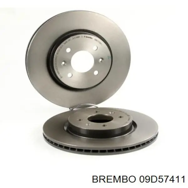 09D57411 Brembo Диск тормозной передний