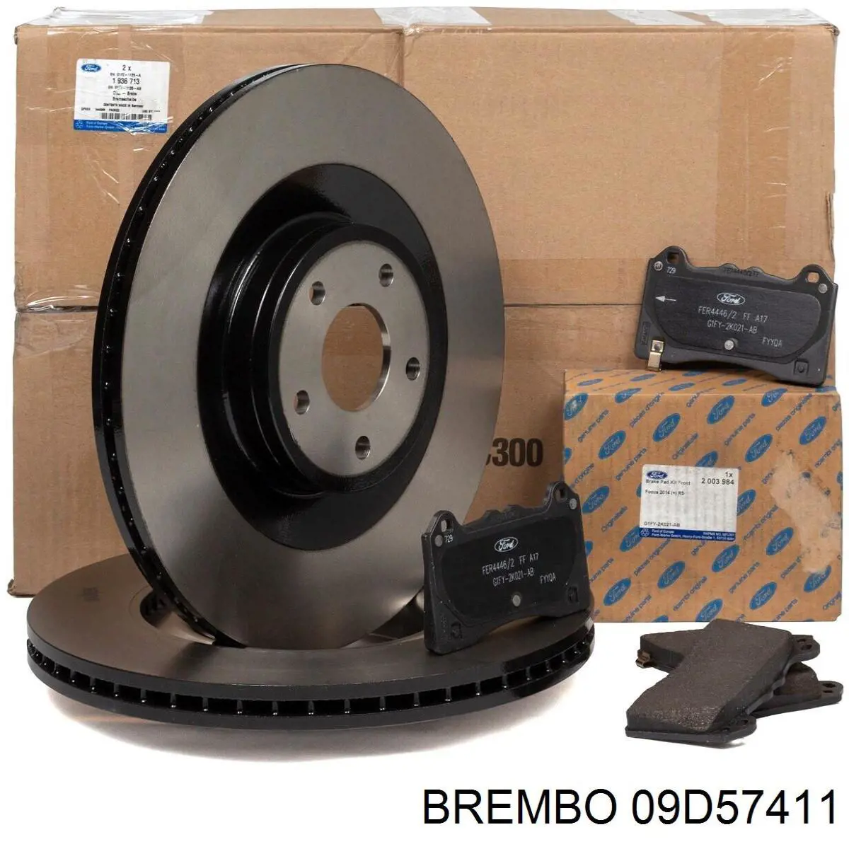 Тормоз дисковый передний Brembo 09D57411 цена, от 80.78 USD