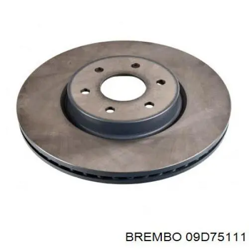 Передние тормозные диски 09D75111 Brembo