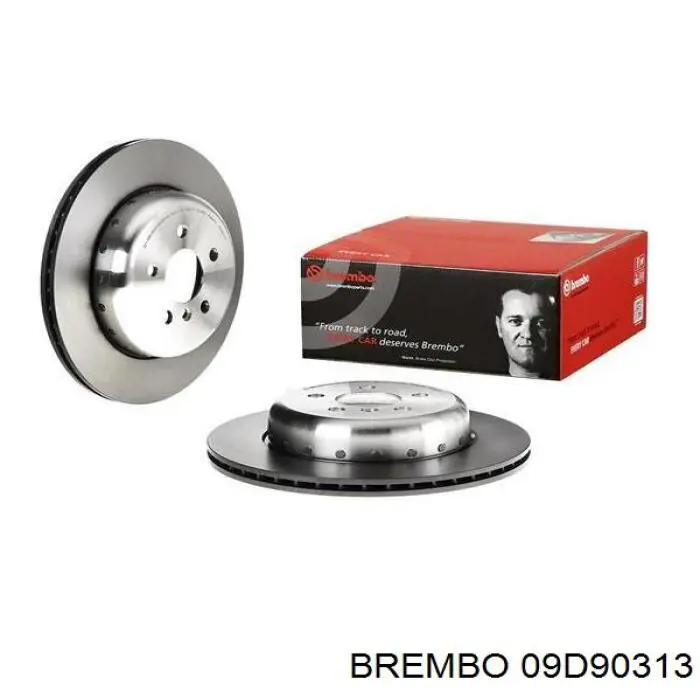 Тормозные диски 09D90313 Brembo