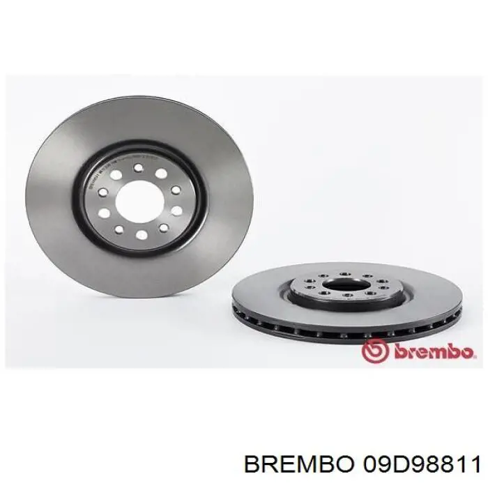 09D98811 Brembo disco do freio dianteiro