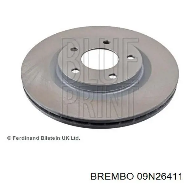 Передние тормозные диски 09N26411 Brembo