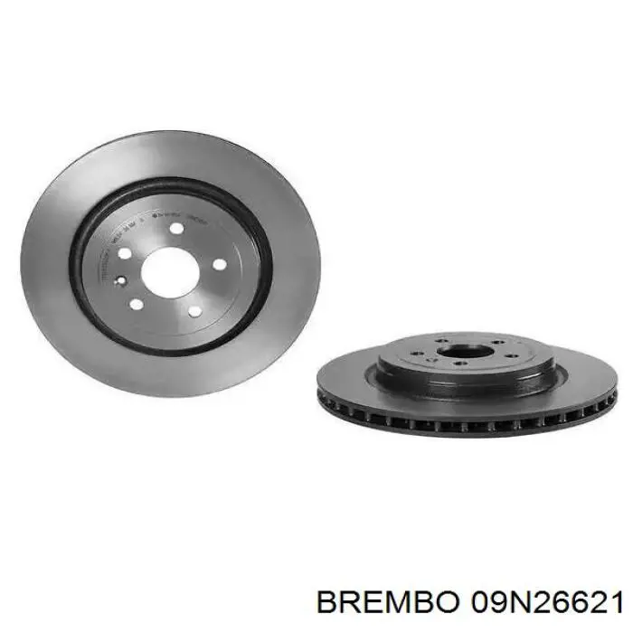 09.N266.21 Brembo диск тормозной задний