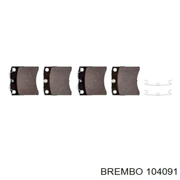 Задний трос ручника 104091 Brembo