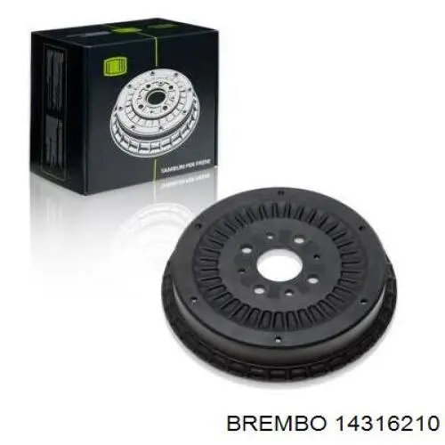 14316210 Brembo Тормозной барабан