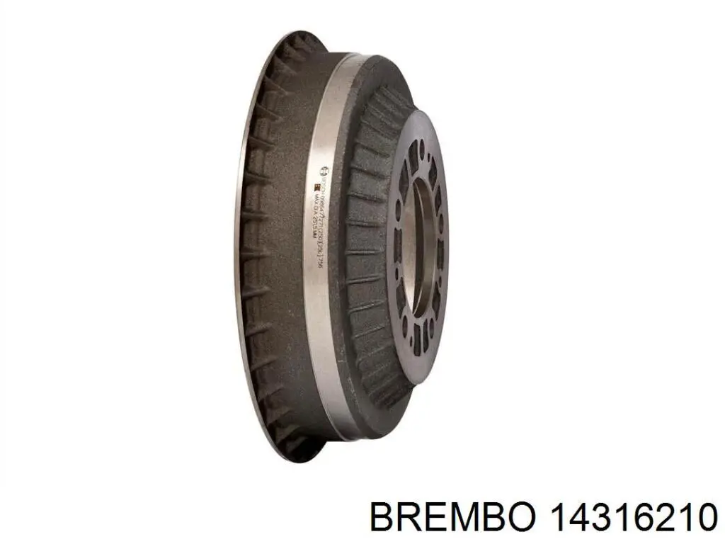 Барабан тормозной задний Brembo 14316210 цена, от 31.43 USD