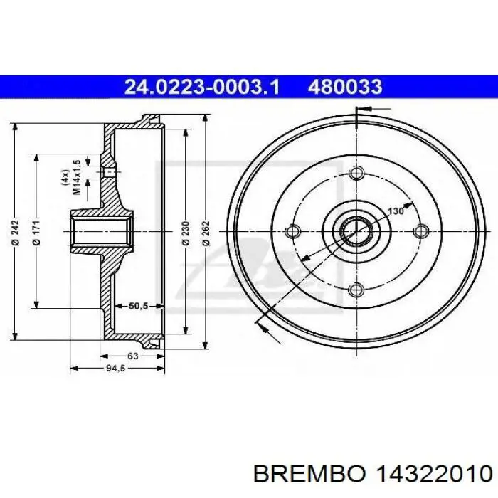 14322010 Brembo