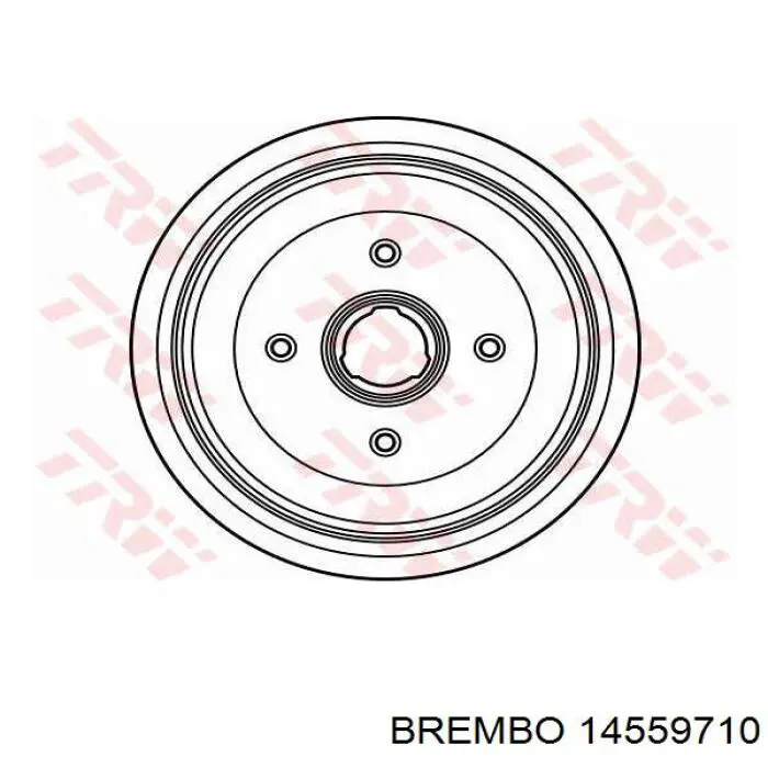 Купить 14559710 Brembo Тормозной барабан