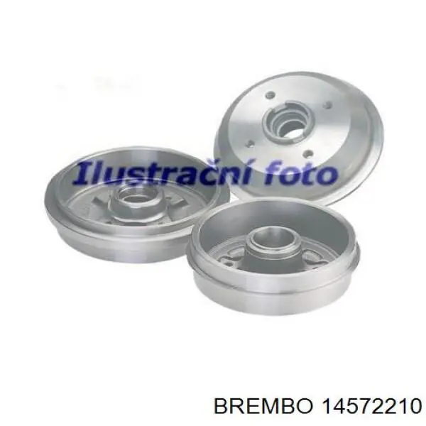 Купить 14572210 Brembo Тормозной барабан