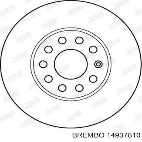 Купить 14937810 Brembo Тормозной барабан