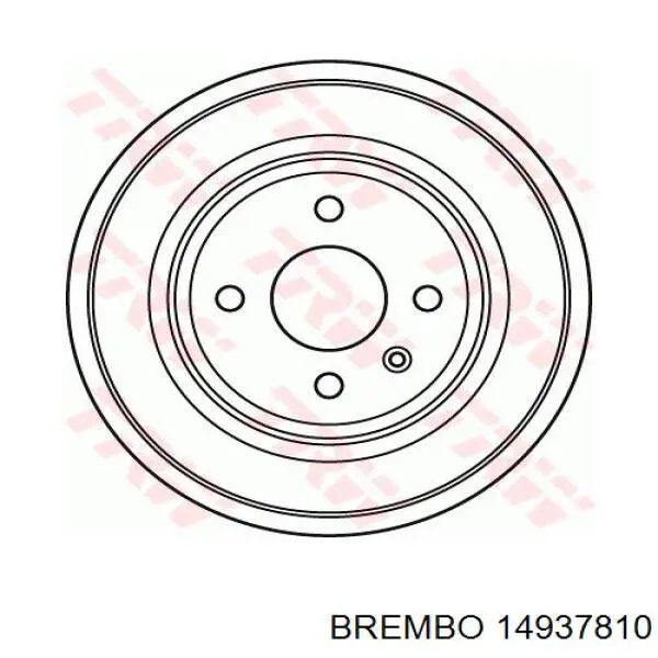 Тормозной барабан 14937810 Brembo