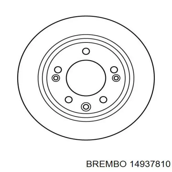 Купить 14937810 Brembo Тормозной барабан