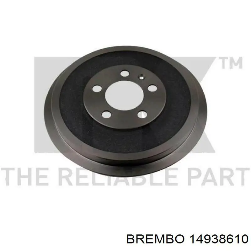 Задний барабан Brembo 14938610