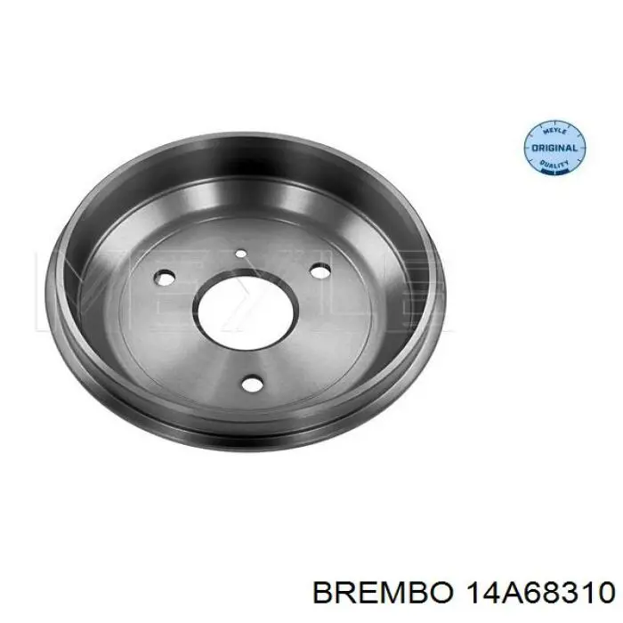14A68310 Brembo Тормозной барабан