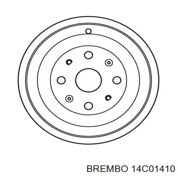 Тормозной барабан 14C01410 Brembo