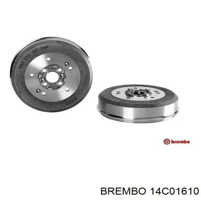 Тормозной барабан 14C01610 Brembo