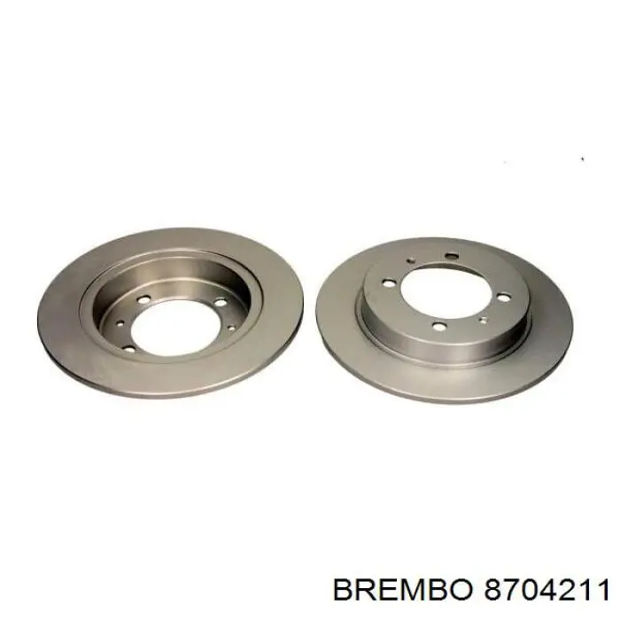 8704211 Brembo диск тормозной задний
