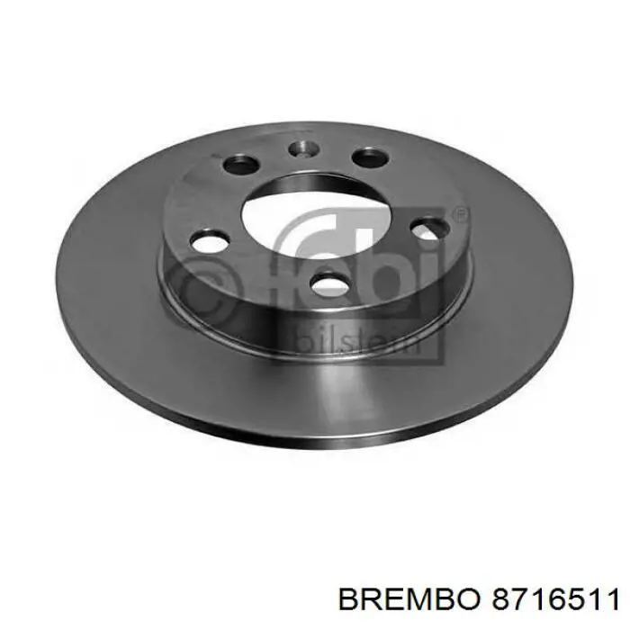 8716511 Brembo диск тормозной задний