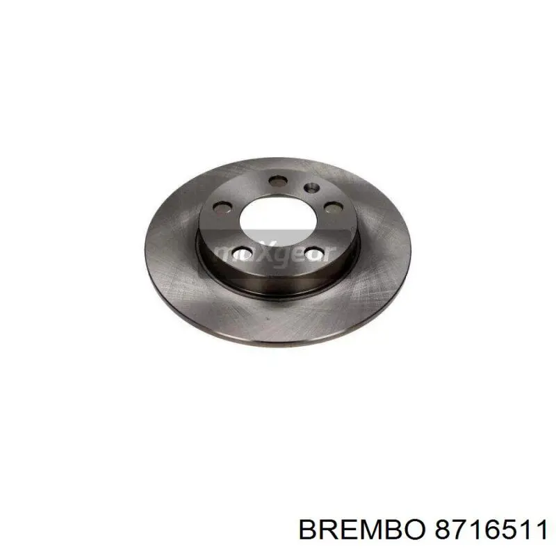 Задний дисковый тормоз Brembo 8716511