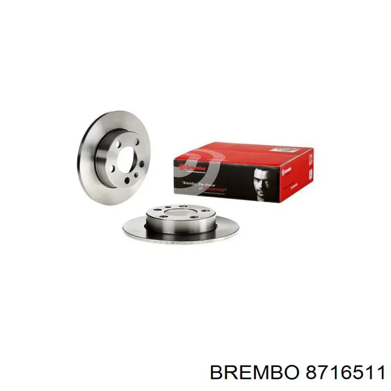 8716511 Brembo Дисковый тормоз