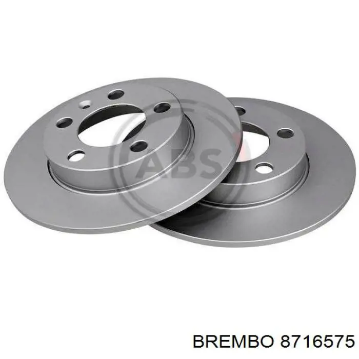 Купить 8716575 Brembo Диск тормозной задний