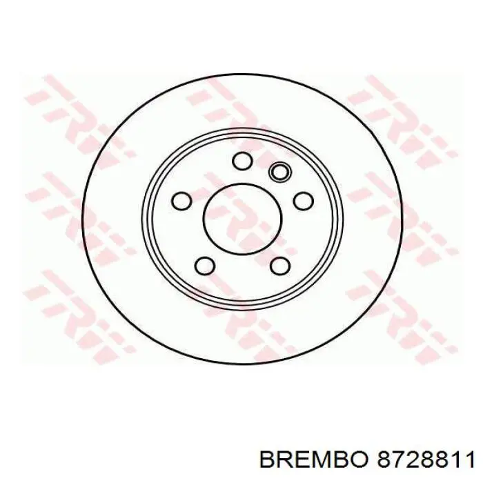Задний тормозной диск Brembo 8728811 цена, от 29.96 USD