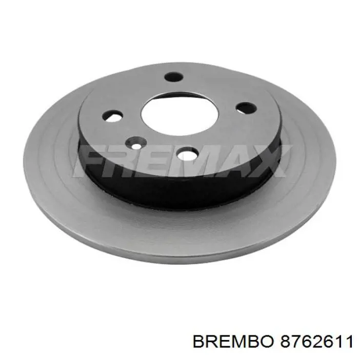 Тормозные диски 8762611 Brembo