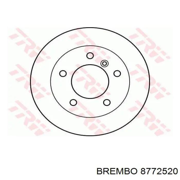 Тормозные диски 8772520 Brembo