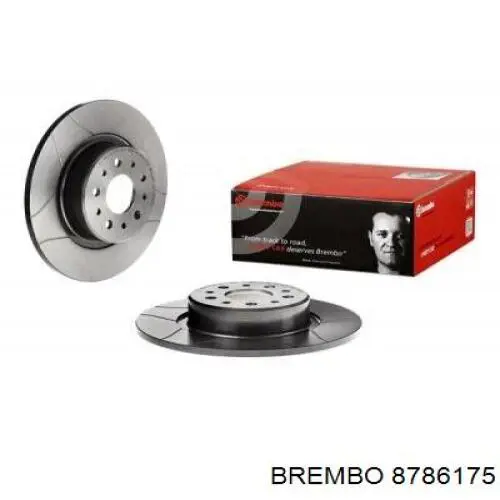 8786175 Brembo диск тормозной задний