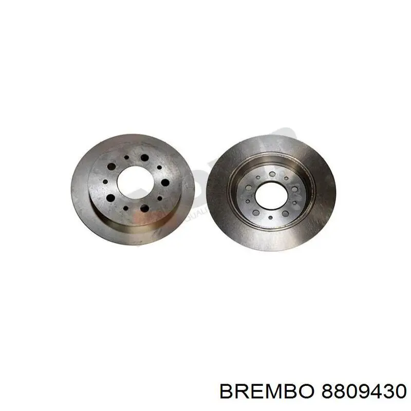Купить 8809430 Brembo Диск тормозной задний