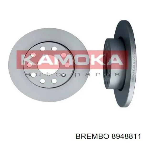 Купить 8948811 Brembo Диск тормозной задний