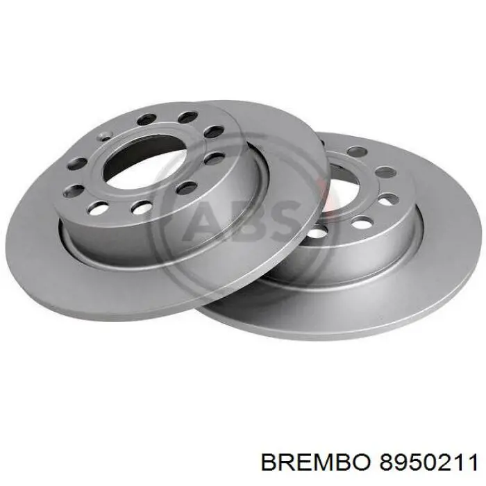 8950211 Brembo диск тормозной задний