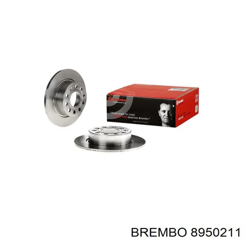 Задний тормозной диск Brembo 8950211 цена, от 25.70 USD