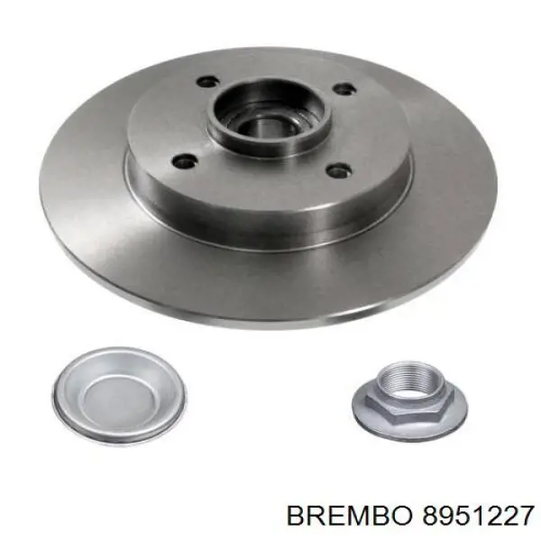 Тормозные диски 8951227 Brembo