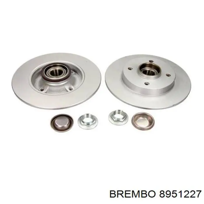 8951227 Brembo диск тормозной задний
