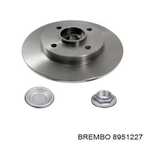 Задний тормозной диск Brembo 8951227 цена, от 91.48 USD
