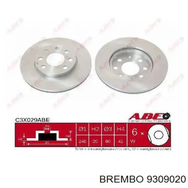  9309020 Brembo