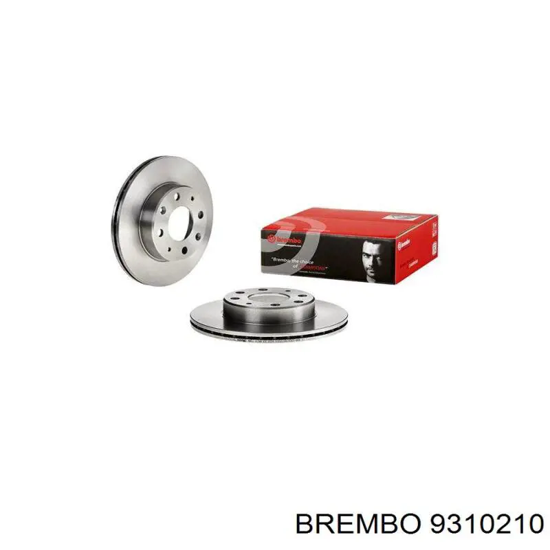 9310210 Brembo диск тормозной передний